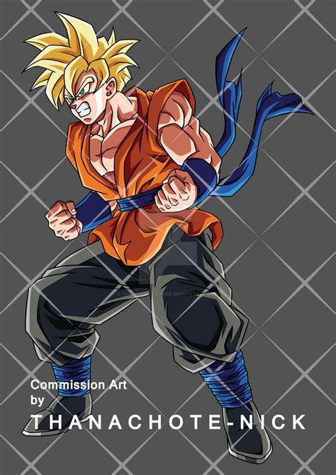 Oc Jason Super Saiyan By Thanachote Nick On Deviantart Dragon Ball