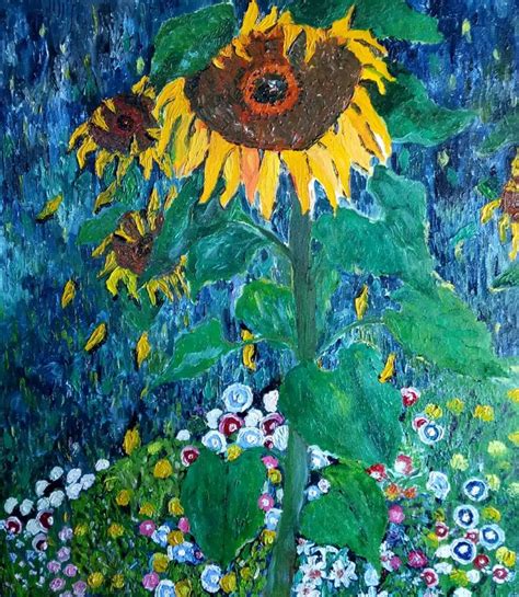 Raining Sunflowers Painting By Rupinder Kaur Saatchi Art