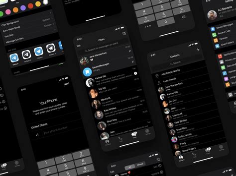 Telegram Ios Ui Kit Free Figma Resource Figma Elements