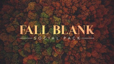 Fall Blank Social Pack Shift Worship Worshiphouse Media