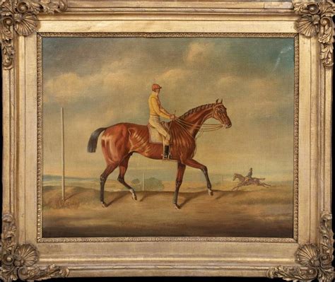 Race Horse Portrait Oil Painting Auction