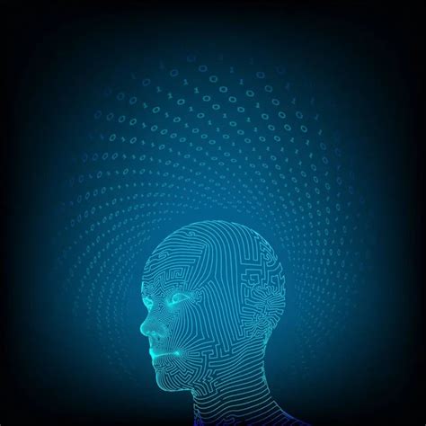 Ai Concepto De Inteligencia Artificial Cerebro Digital Ai Cara