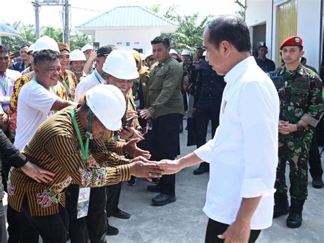 Foto Presiden Jokowi Resmikan Pabrik Percontohan Minyak Makan Merah