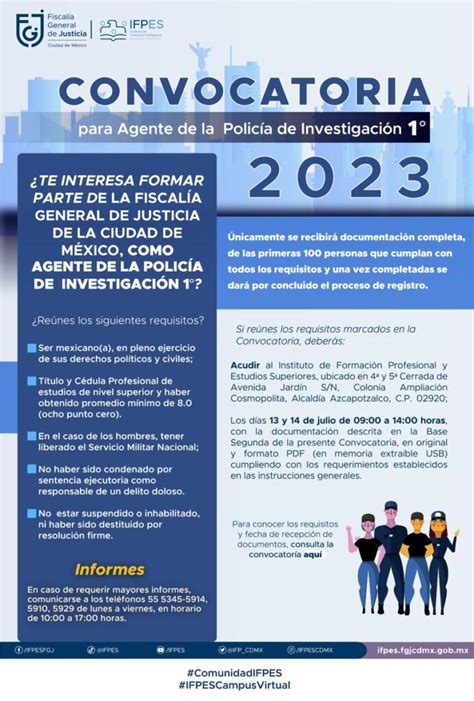 Convocatoria Pdi Cdmx 2024 Requisitos Requisitos Para