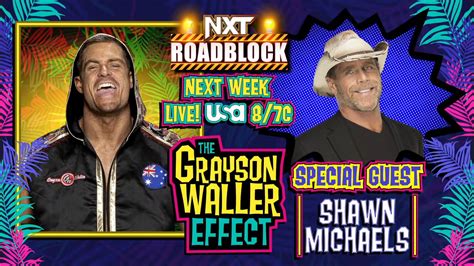 WWE NXT On Twitter This Is Going To Be Something ShawnMichaels