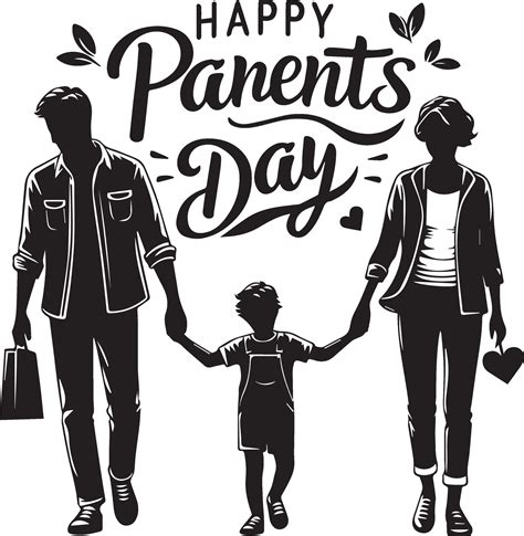 Happy Parents Day Greeting Card 47812875 Vector Art At Vecteezy