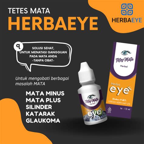 Shxx Herba Eye Natural Otem Herbal Obat Tetes Mata Plus Minus Dan