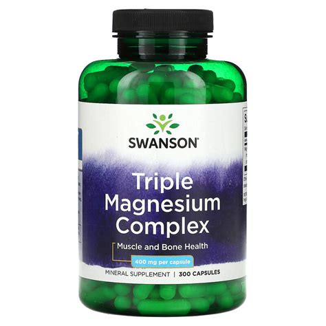 Triple Magnesium Complex Mg Swanson Capsule