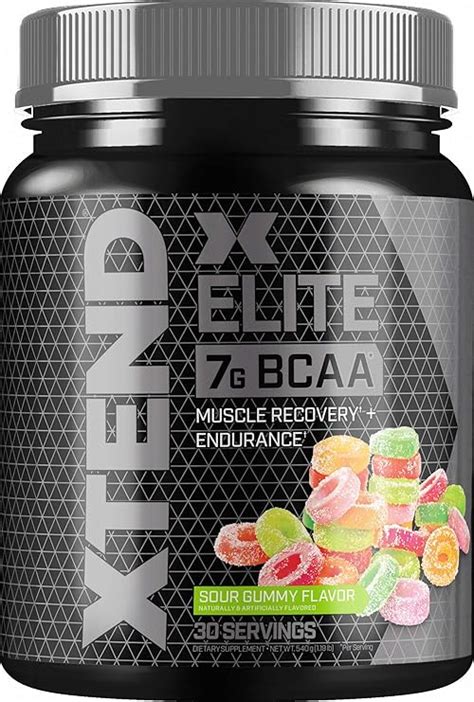 Amazon Xtend Elite Bcaa Powder Sour Gummy Sugar Free Post