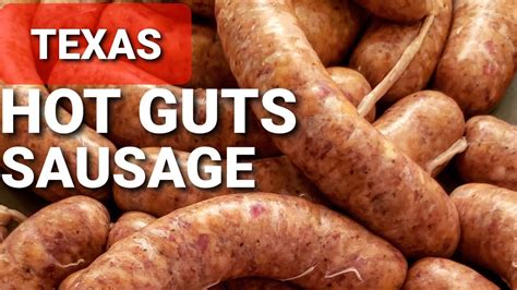 Texas Sausage Recipe How To Make Texas Hot Guts Sausage Wecookin