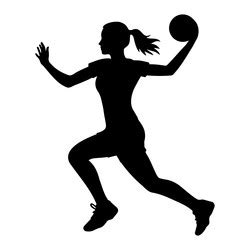 Handball Vector Images Over