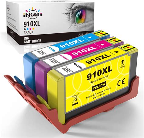 Ink4u Compatible 910xl Ink Cartridges Replacement For Hp 910xl 910 Xl 910 Ink