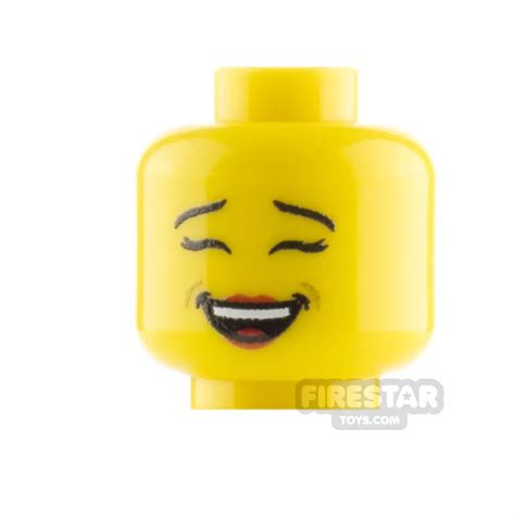 Firestar Custom Printed Minifigure Head Laughing