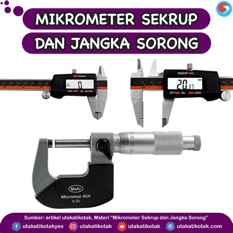 Cara Membaca Mikrometer Sekrup Dan Jangka Sorong - Mobile Legends