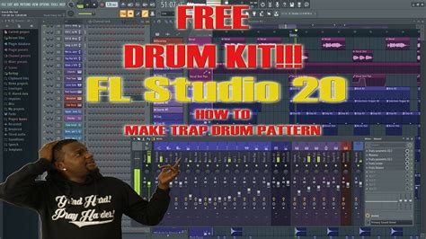 Free Drum Kit Fl Studio 20 Tutorial Trap Drums YouTube