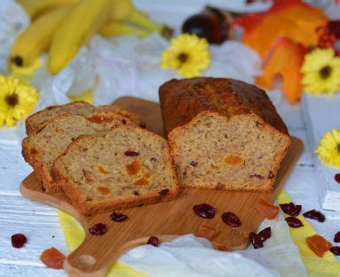 Chlebek bananowy z orzechami i żurawiną przepis PrzyslijPrzepis pl