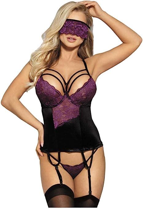 Xzsjt Lingerie Sculptante Femme Low Cut Babydoll Lingerie Sexy Women