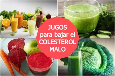 Jugos Para Bajar El Colesterol Recetas Casera