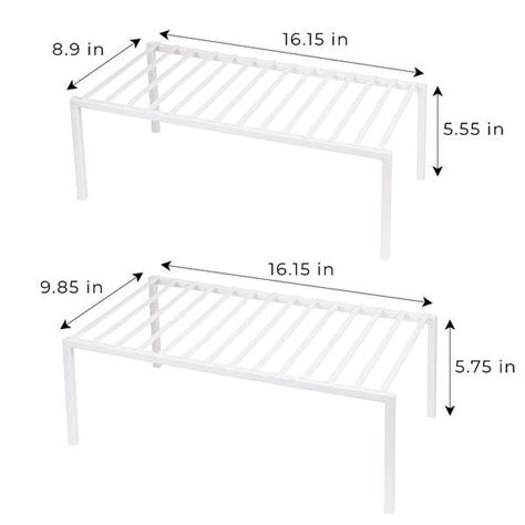 Smart Design Premium Expandable Cabinet Storage Shelf Rack Bed Bath And Beyond 37911956