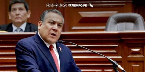 Gustavo Adrianzén expone ante el Pleno del Congreso para el voto de