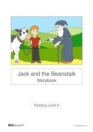 Jack And The Beanstalk Text And Images Reading Level A Ks1 Literacy