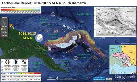 Earthquake Report South Bismarck Sea Jay Patton Online