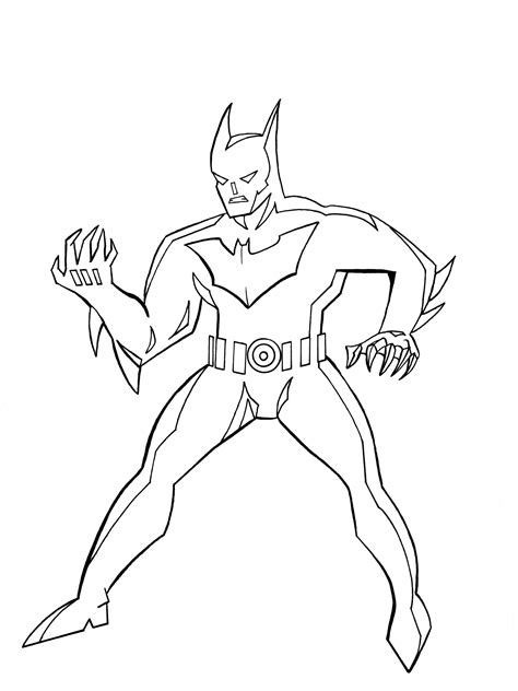 Batman Beyond Coloring Pages