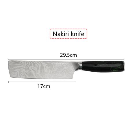 Hip Home Damascus Pattern Nakiri Knives Cuchillo Kitchen Knife China