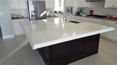 Statuario Quartz Pompeii Quartz Miami By Coastal Marble And