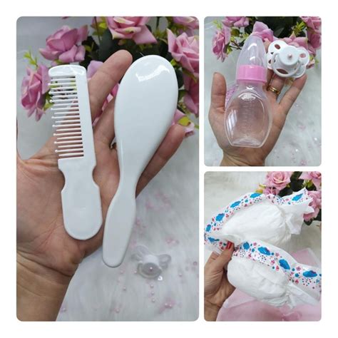 Acessorios Para Bebe Reborn - Kit C/ 8 itens Acessorios Basicos Branco e Rosa Para Bebe Reborn Boneca ...