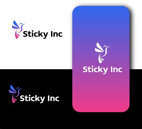 Elegant Playful Logo Design For Sticky Inc By Innovative Graphix Design 32364018