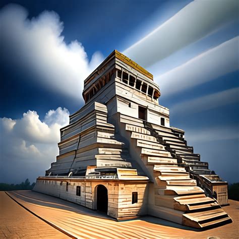 The Temple Of Kukulcan Chichen Image By Far Outprairie Genmo