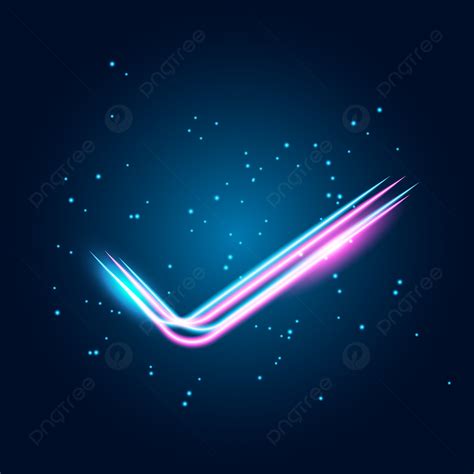 Neon Glowing Techno Lines Background Illustration Circle Shine