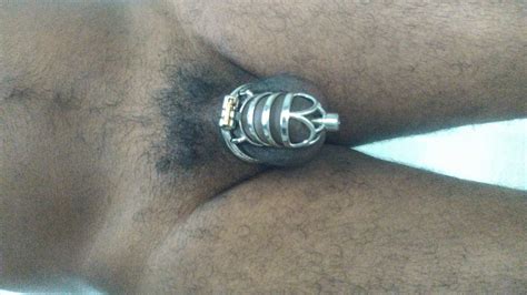 After 7 Days Chastity Cage With Huge Deep Catheter Tube 6 Nude Pics