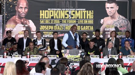 HBO Boxing News Hopkins Vs Smith Jr Final Press Conference Recap