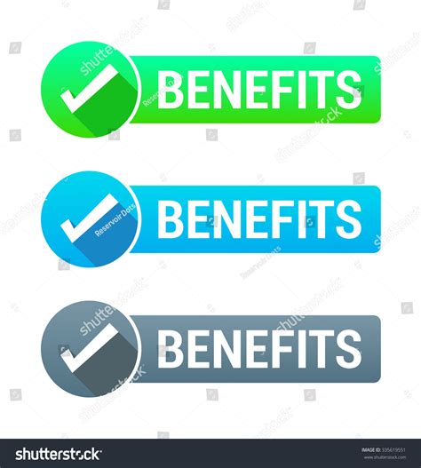 Benefits Banner Stock Vector (Royalty Free) 335619551 | Shutterstock