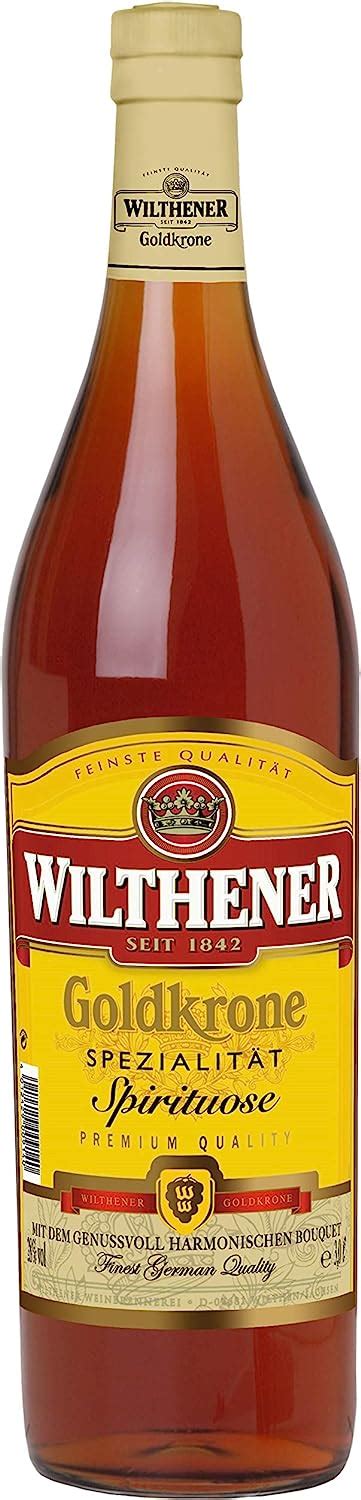 Wilthener Goldkrone Mild Harmonische Spirituose 28 Vol Mit