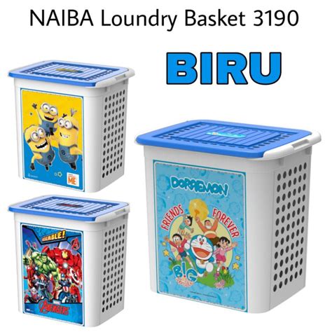 Jual Naiba Laundry Basket Keranjang Baju Kotor Shopee Indonesia