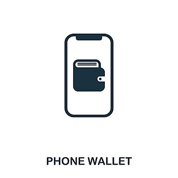 Mobile Wallet Icon Digital Icon Personal Wallet Vector Digital Icon