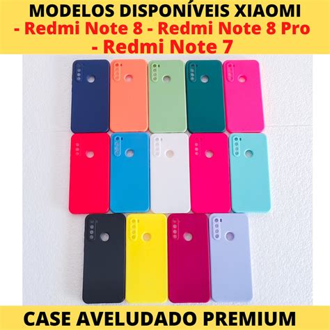 Capa Capinha Xiaomi Redmi Note Pro Aveludada Premium Prote O