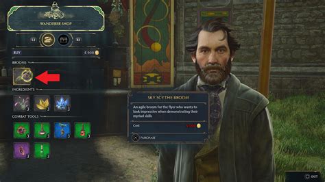 How to get the Sky Scythe broom in Hogwarts Legacy