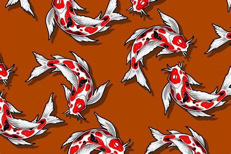 Koi Fish Pattern Graphic by jellybox999 · Creative Fabrica