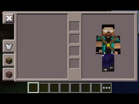 Minecraft PE - Warrior Herobrine Skin Costume + Download - YouTube