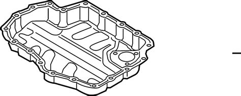 2019 Volkswagen Jetta Engine Oil Pan Lower 04E103602B Genuine