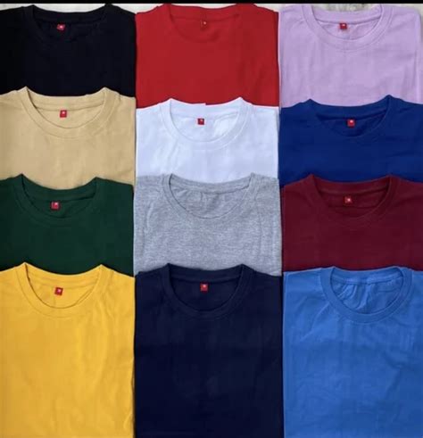 Plain Cotton Premium Biowash T Shirts 200 Gsm At Rs 180 In Deoria