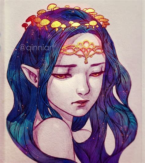 Fairy Ring By Qinni On Fb Good Idea For Fairy Crown Cute Art