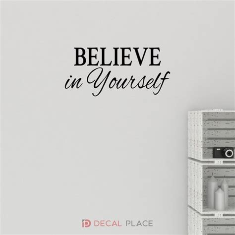 Home Décor Home And Living Believe In Yourself Classroom Door Vinyl Wall