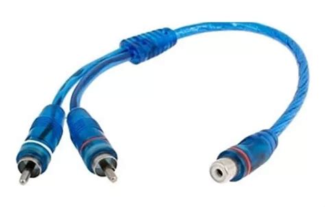 Cable De Audio Rca Y Divisor Adaptador Macho A Hembra Mercadolibre