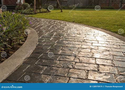 Stamp Concrete Texture Pattern And Background Royalty Free Stock Image
