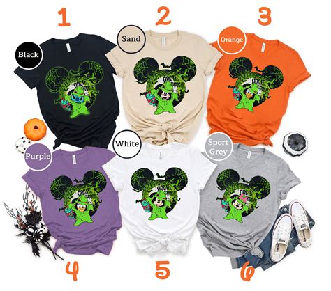 Oogie Boogie Bash Shirt Mickey Minnie Mouse Cosplay Shirt Etsy